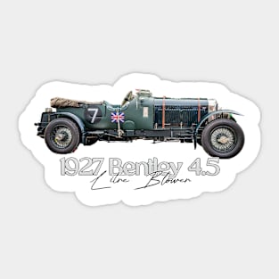 1927 Bentley 4.5 Litre Blower Sticker